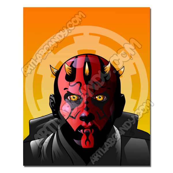 Space Wars Dark Paul Bright Pop Art Print Wall Art