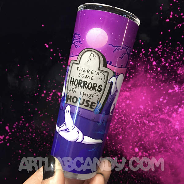 There's Some Horrors In This House PRINTS, PINS, SHOT GLASSES and T-SHIRTS