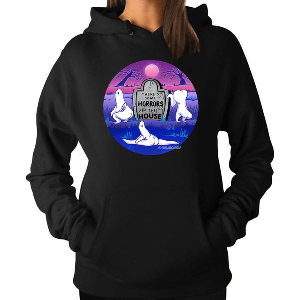 There's Some Horrors In This House PRINTS, PINS, SHOT GLASSES and T-SHIRTS