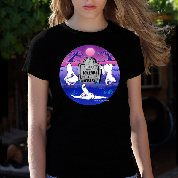 There's Some Horrors In This House PRINTS, PINS, SHOT GLASSES and T-SHIRTS