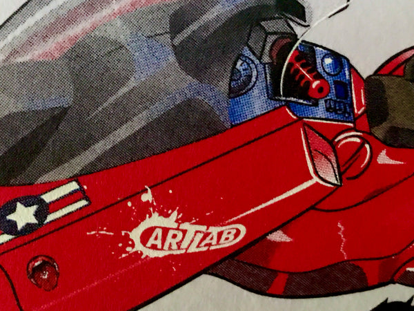 Akira Motorcycle Hand Screen Printed T-Shirt