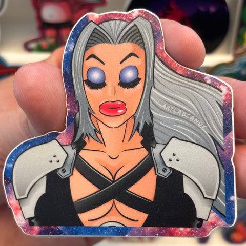 Final Fantasy VII Sephiroth Yassified Stickers