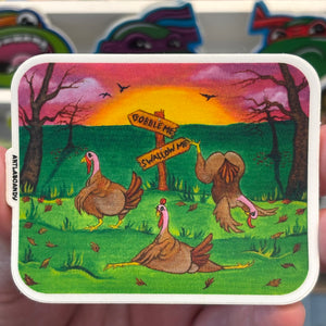 Gobble Me, Swallow Me Twerkies Painting Stickers