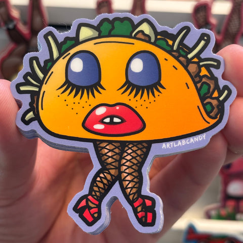 Taquita Morenita Art Sticker