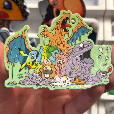 Muk "The Mass" Stickers