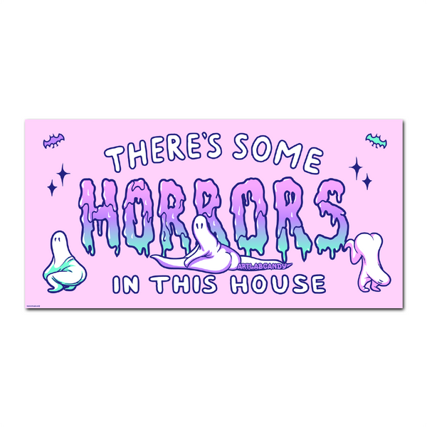 There's Some Horrors in This House Twerking Ghost Pastel Prints