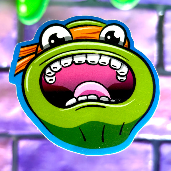 TMNT Michelangelo Art Stickers