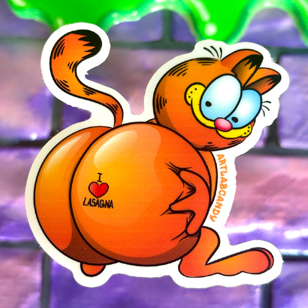 Garf Dances for Lasagna Stickers