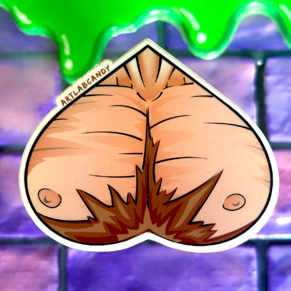 Zangief Inspired Heart Stickers