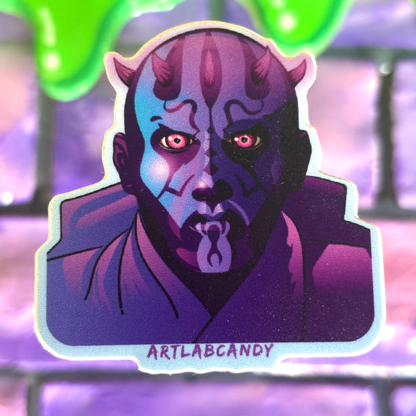 Space Wars Dark Paul Pop Art Stickers