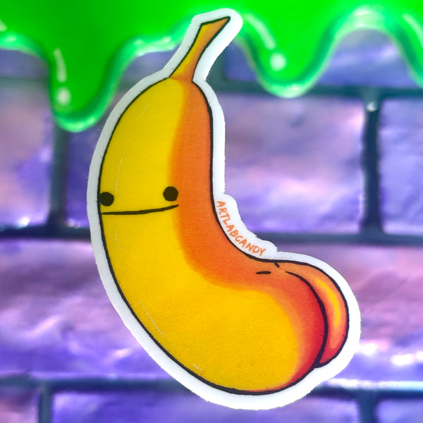 Banana Butt Art Stickers
