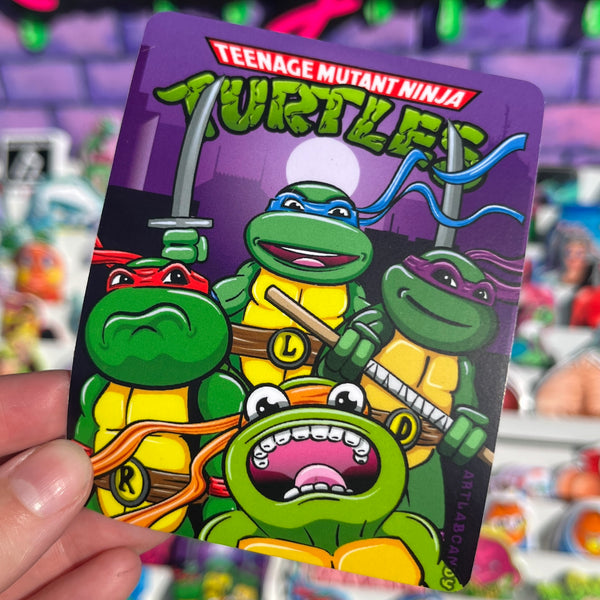 TMNT in Down Town Print Wall Art and Sticker