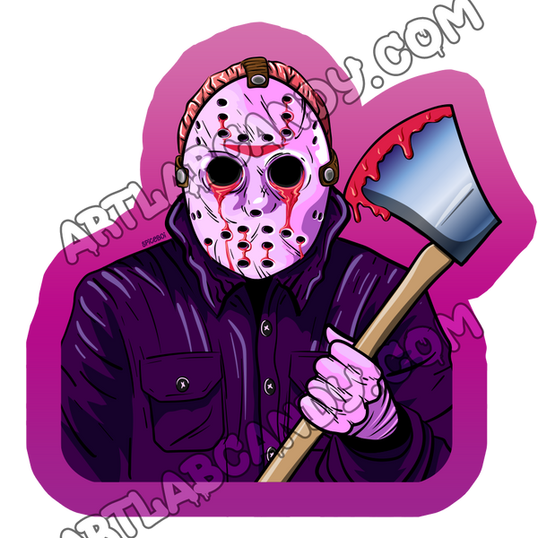 Jason Vorhees Wall Art PRINTS and STICKERS