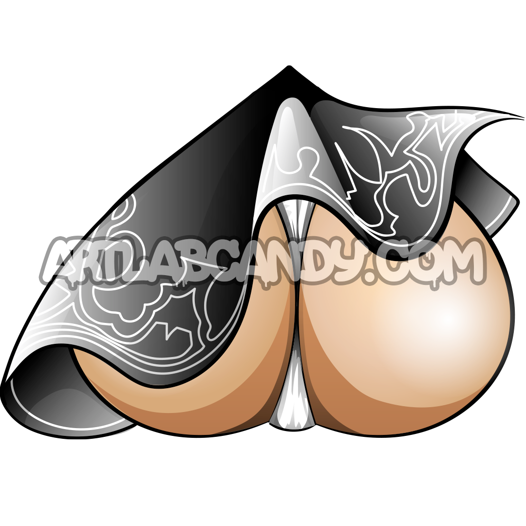 Nier Automata 2B Booty Heart Stickers