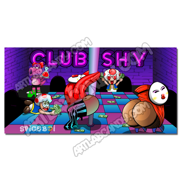 Club Shy Art Print