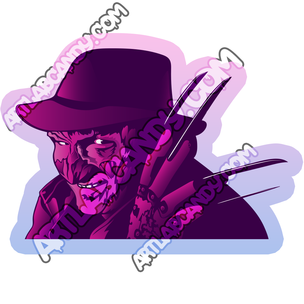 Freddy Krueger Stickers