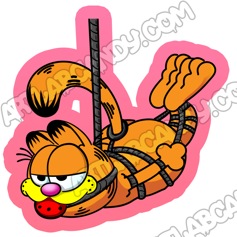Garf All Tied Up Stickers