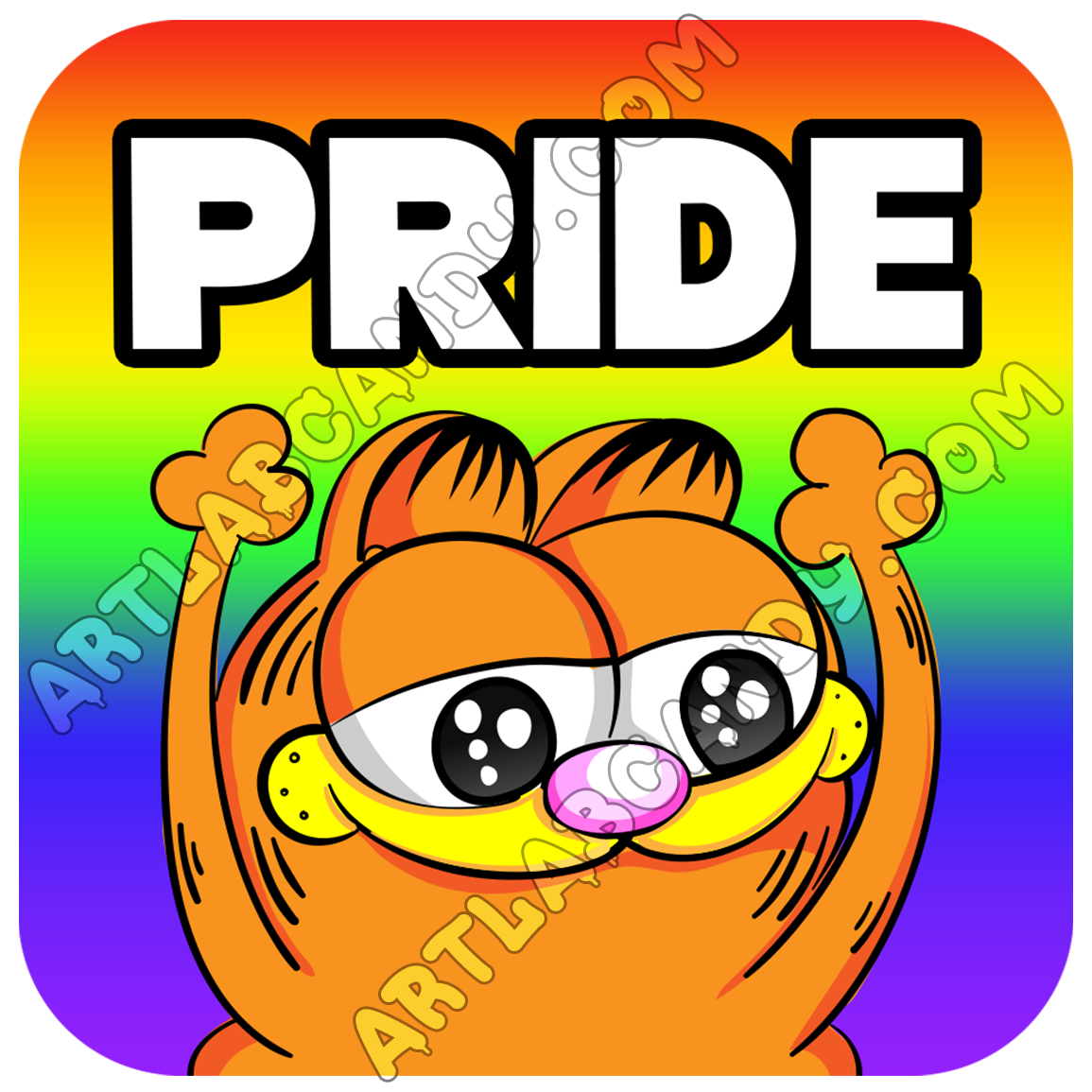 Garf Progress Pride!