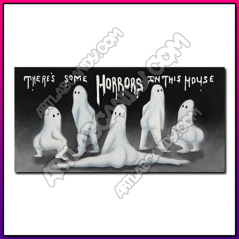 Sarah Barry x Art Lab Candy There's Some Horrors In This House PRINTS and T-SHIRTS