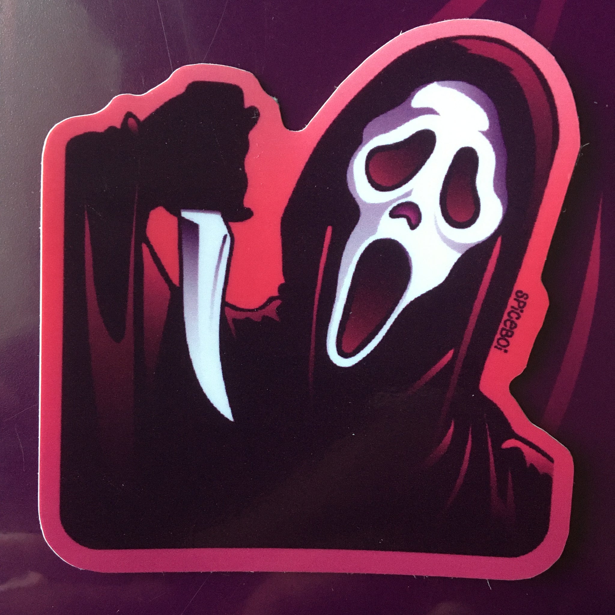 Ghost Face: What's Your Favorite Scary Movie Sticker