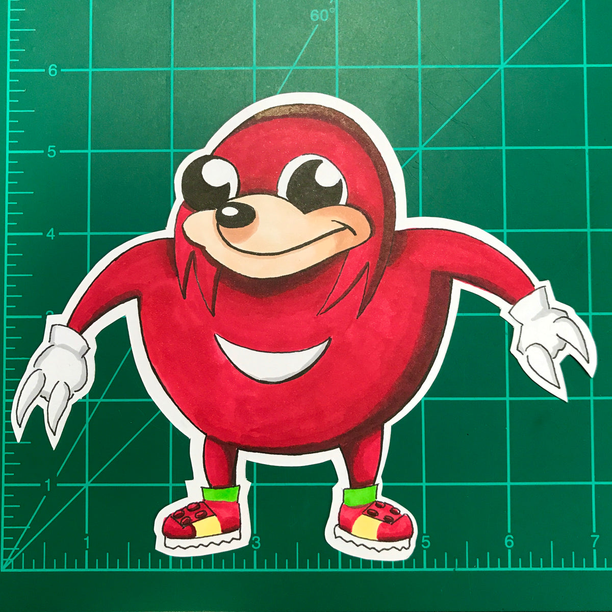 ORIGINAL: De Wei Knuckles Boi Copic Marker Creation – Art Lab Candy