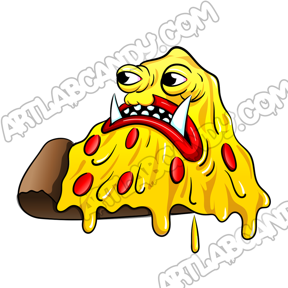 Master Pizza Belch Art Stickers