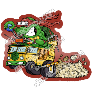 AudioPepper X Art Lab Candy: TMNT Ed "Big Daddy" Roth Inspired Art Stickers