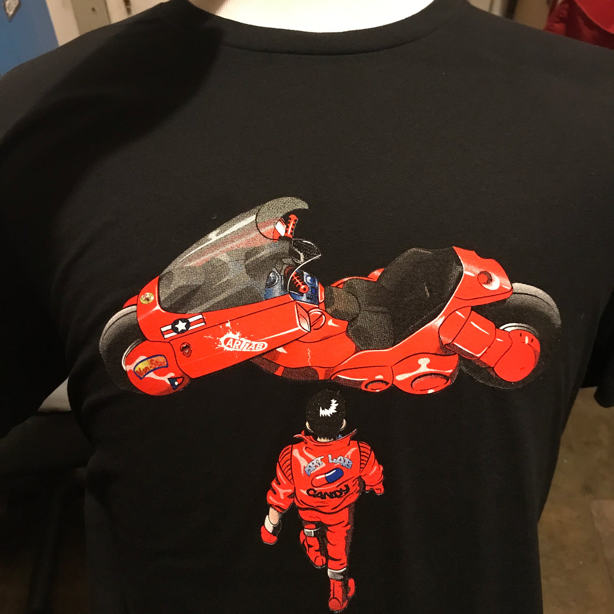 Akira Motorcycle Hand Screen Printed T-Shirt